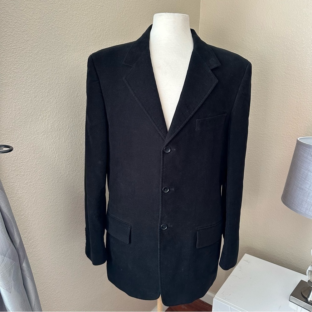 Banana Republic Men’s Black Long sleeves Velvet Blazer Size L/Long